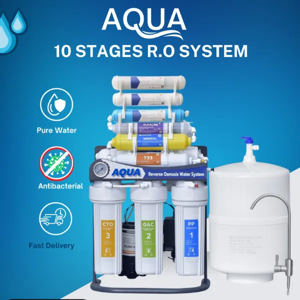 Aqua 10 Stages Reverse Osmosis (RO) Water Purification System