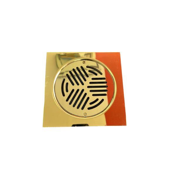 Stainless Steal Gold Floor Waste