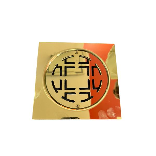 Stainless Steal Gold Floor Waste